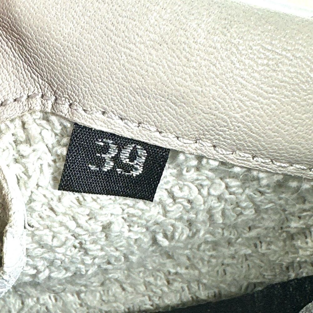 P448 Women Thea White Leather Grey Suede Sneakers Shoes Size 39 US 8.5 Italy - Picture 12 of 16